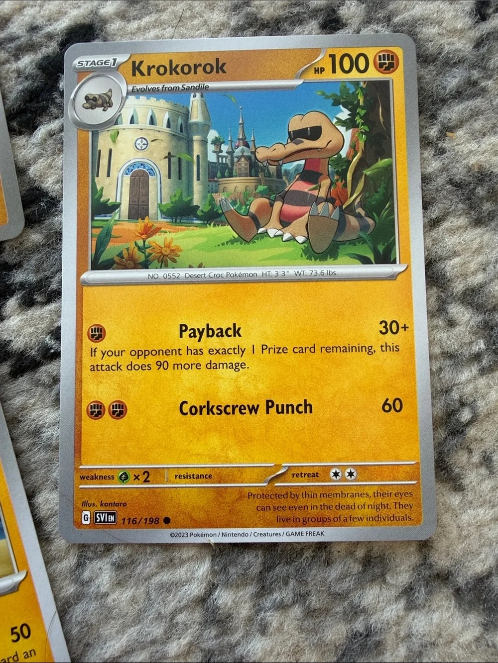 Sandile, Krokorok, Krookodile Evolution Lot | Scarlet & Violet Base Set |✨5/$25✨